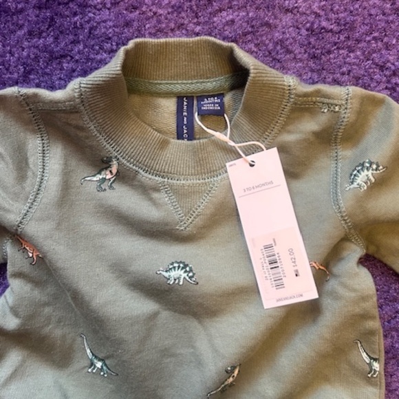 Janie and Jack - Boys Dinosaur set - NWT - 3-6 months - Picture 6 of 8